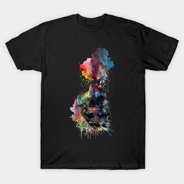 Steam Train T-Shirt by Urban Archeology Shop Gallery